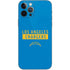 NFL Los Angeles Chargers Blue Performance Series iPhone 12 Pro Skin